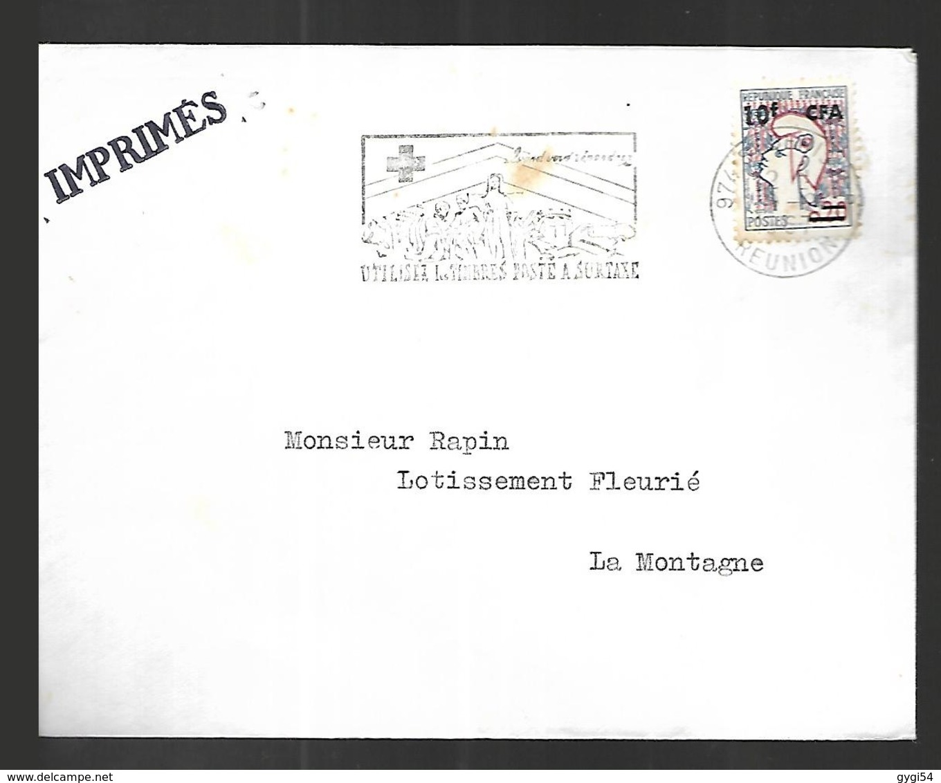 Réunion   Lettre    19 08  1966 Vers  La Montagne  ( 12000 Hts) - Covers & Documents