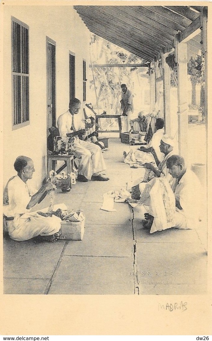 Madras (Inde) - Vieillards Au Travail - Carte Nels N° 11 Non Circulée - Azië