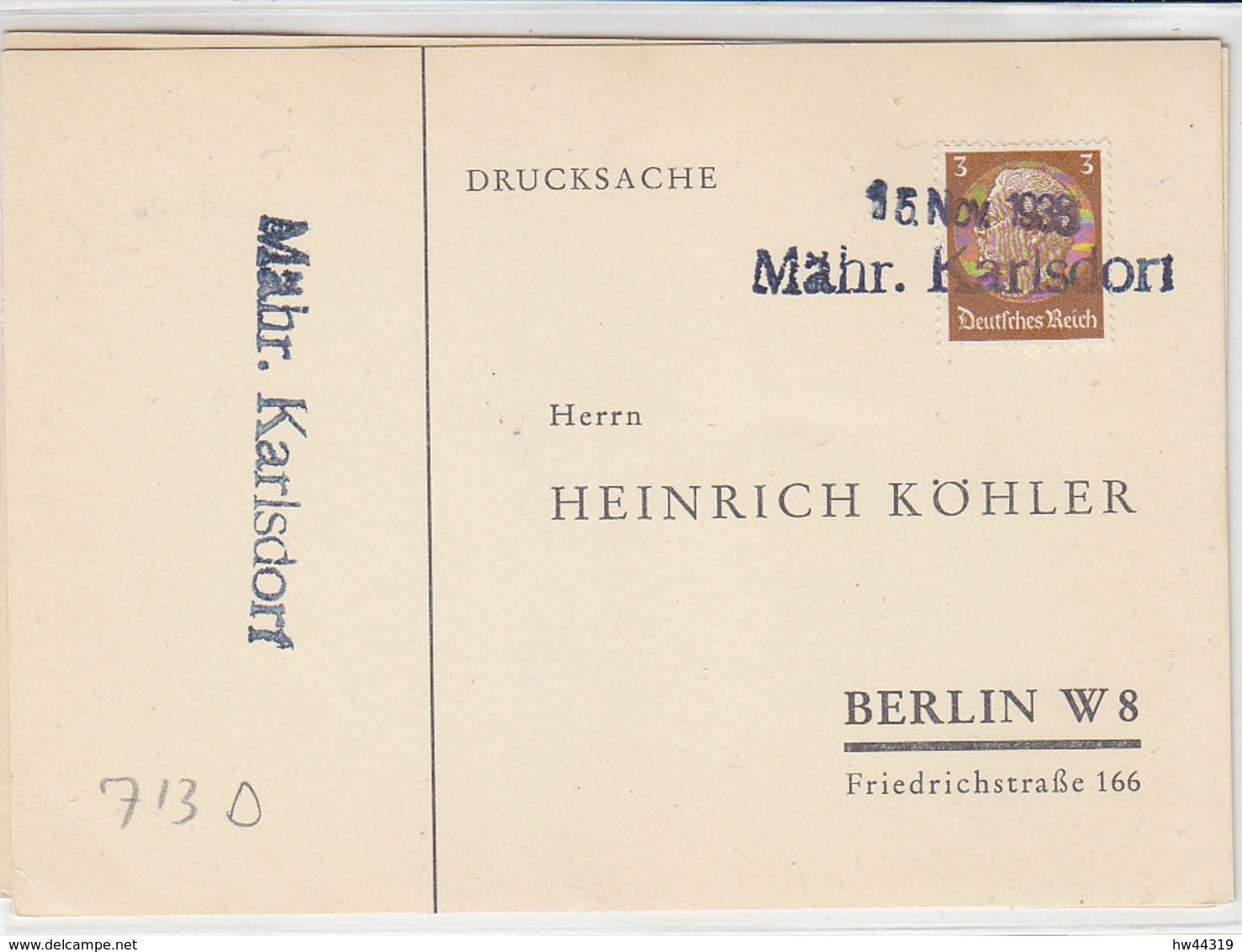 Köhlerkarten - Mährisch Neustadt / Mährisch Karlsdorf - Covers & Documents