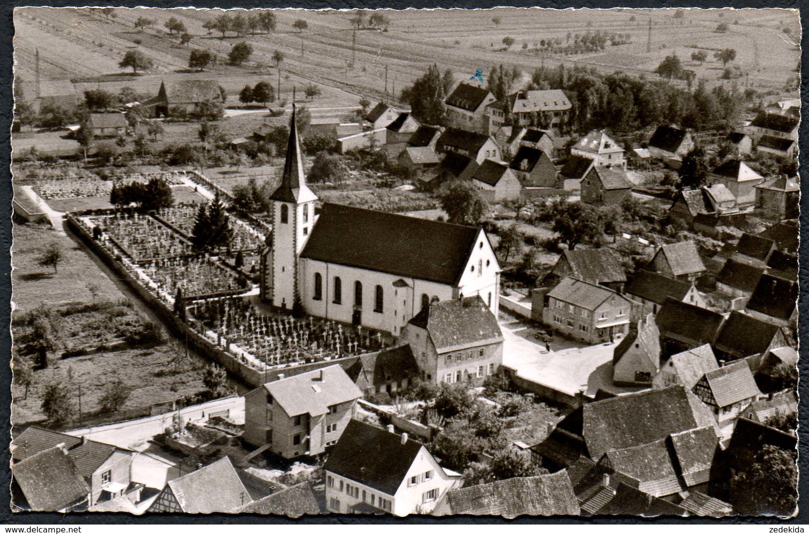 B5035 - Mingolsheim - Bad Schönborn - Luftbild Fliegeraufnahme - Bad Schönborn