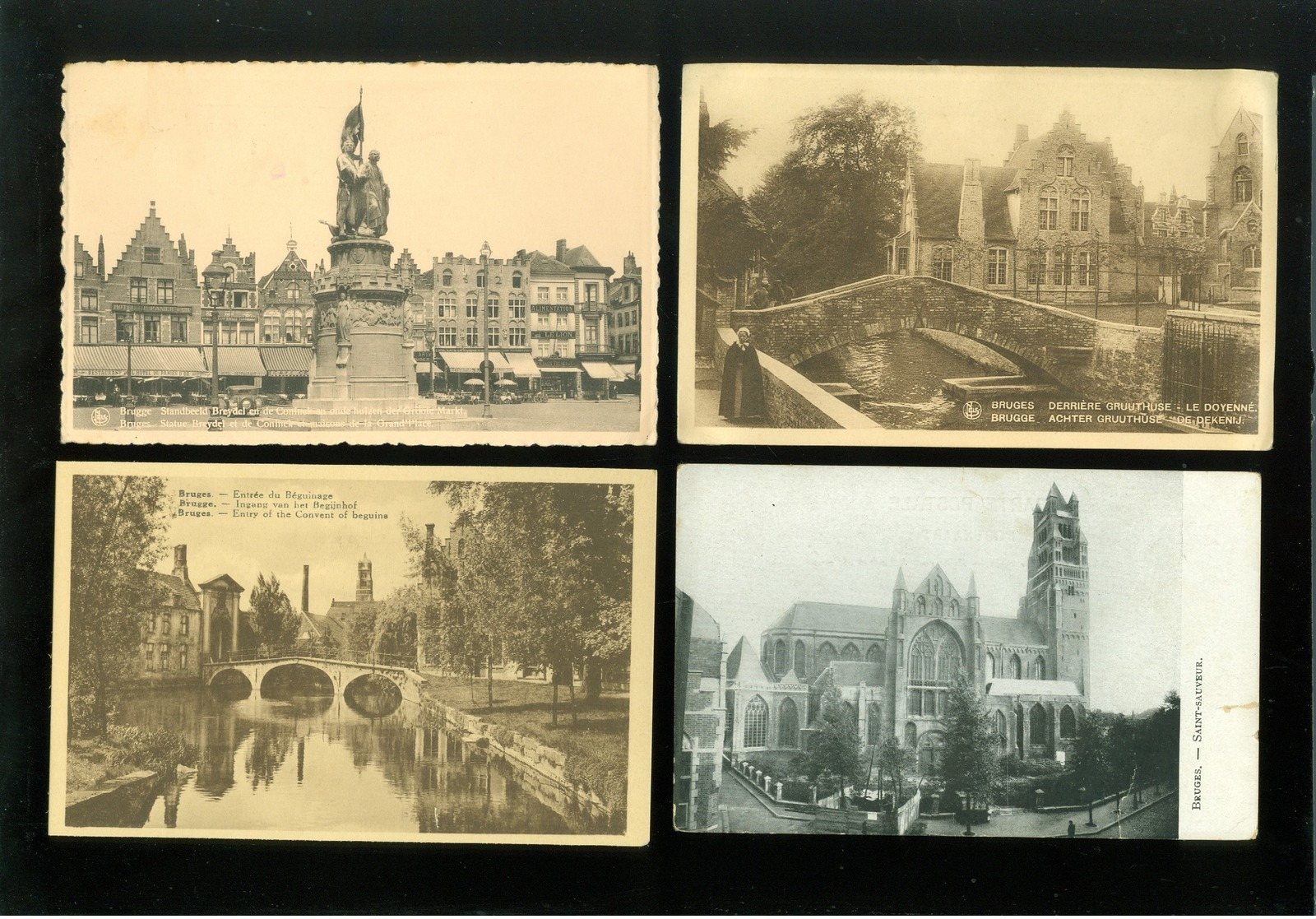 Beau lot de 60 cartes postales de Belgique  Bruges      Mooi lot van 60 postkaarten van België  Brugge - 60 scans