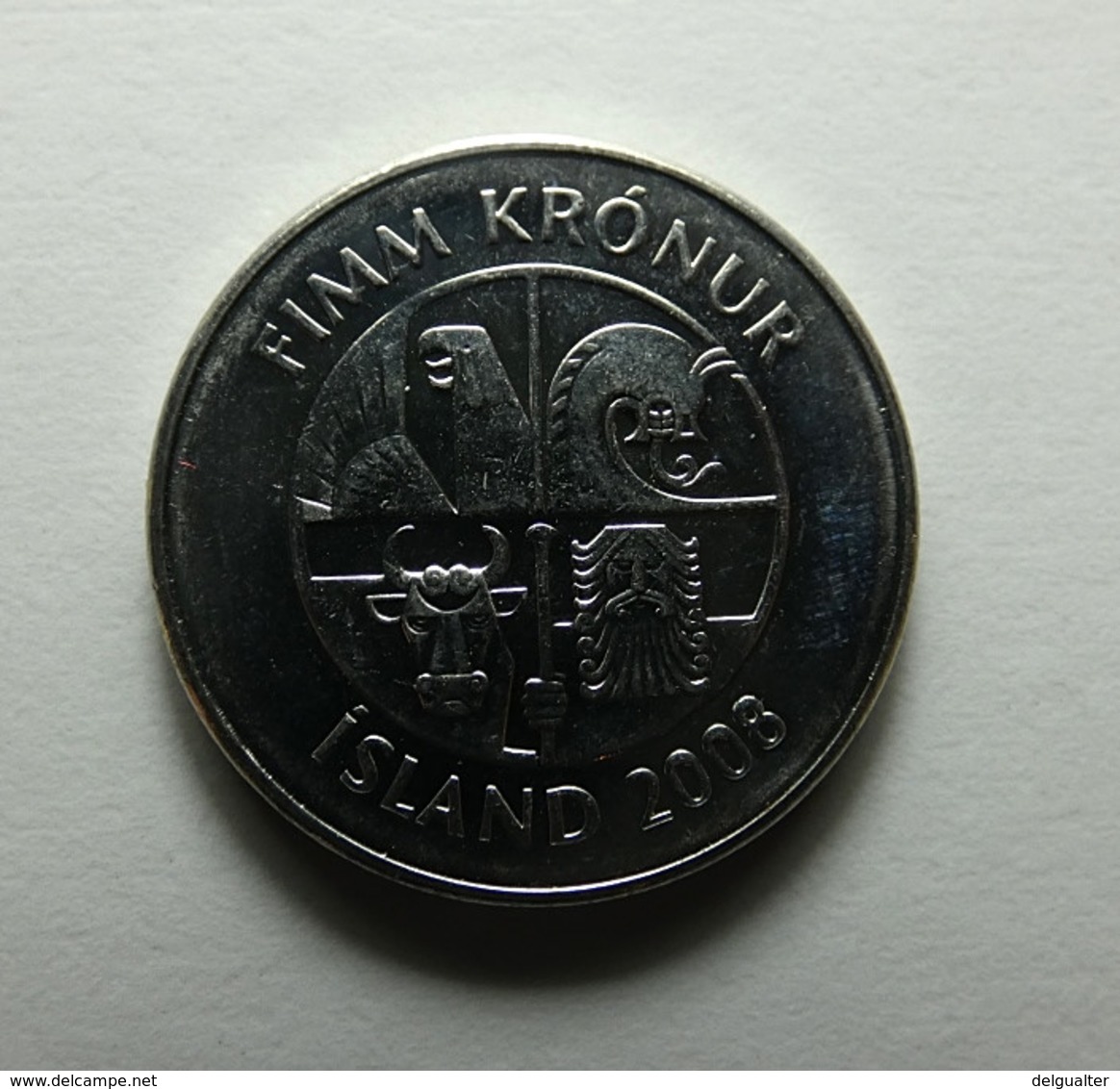 Iceland 5 Kronur 2008 - Islandia