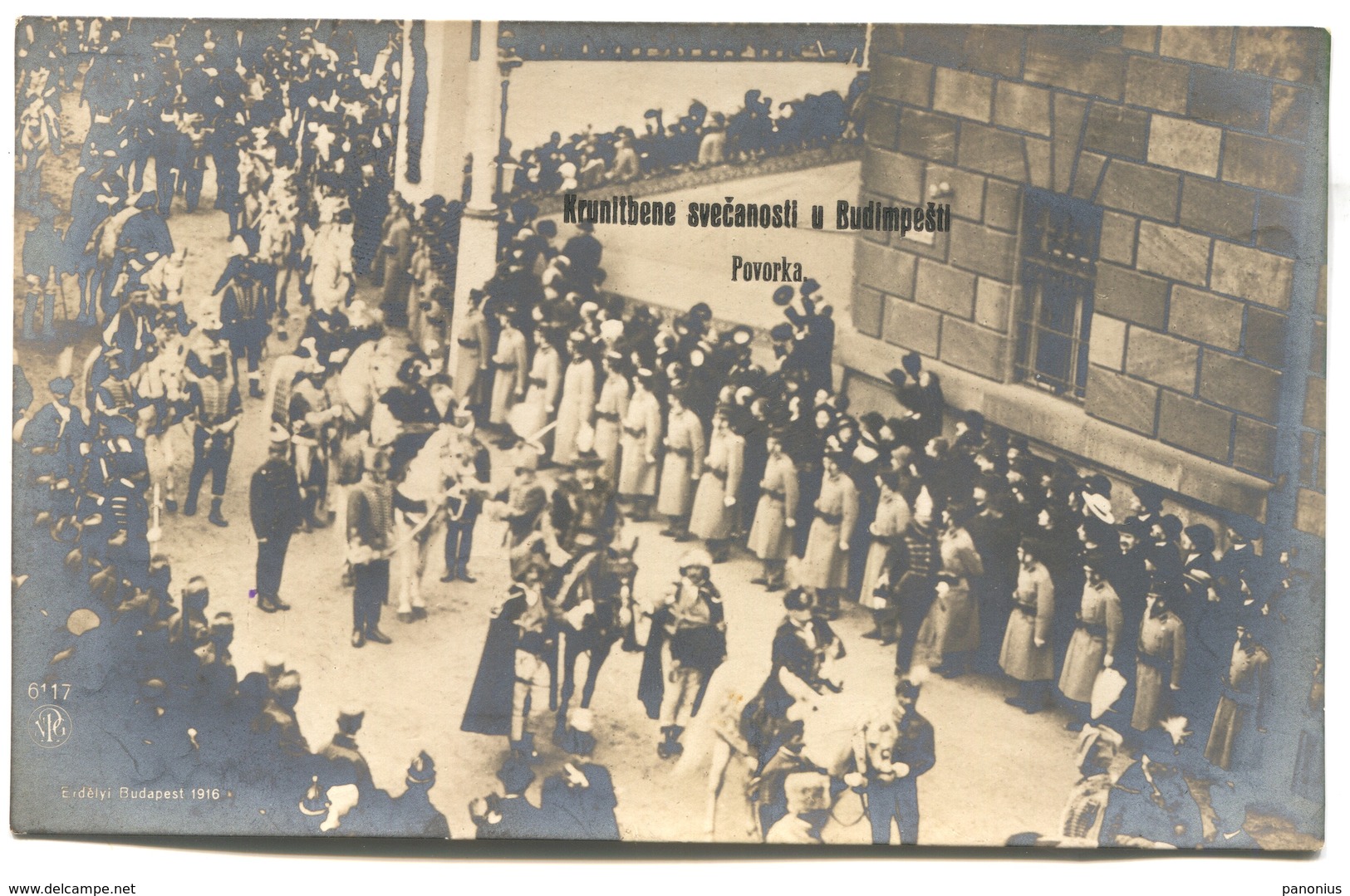 BUDAPEST Hungary - K.u.K. Crowned Ceremony, 1916. - Ungheria