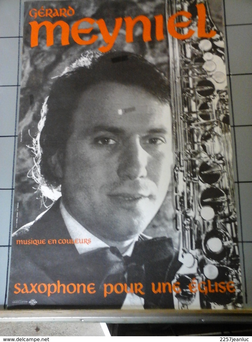 Affiche -  Gérard Meyniel Saxophone Pour Une Eglise - Affiches & Posters