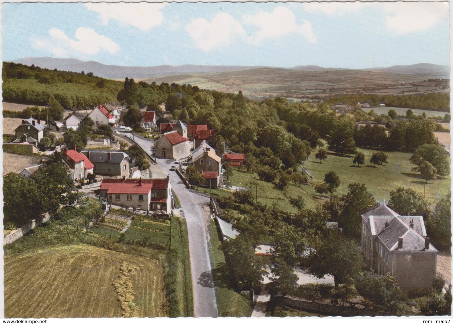 CPSM   LANTY 58  Vue Générale Aérienne - Autres & Non Classés