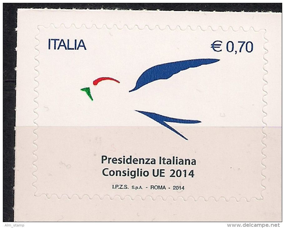 2014 Italien  Mi. 3706** MNH  Presidenza Italiana Consiglio UE 2014 - Europäischer Gedanke