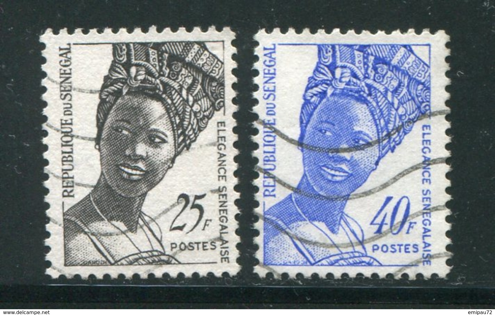 SENEGAL- Y&T N°373 Et 374- Oblitérés - Sénégal (1960-...)