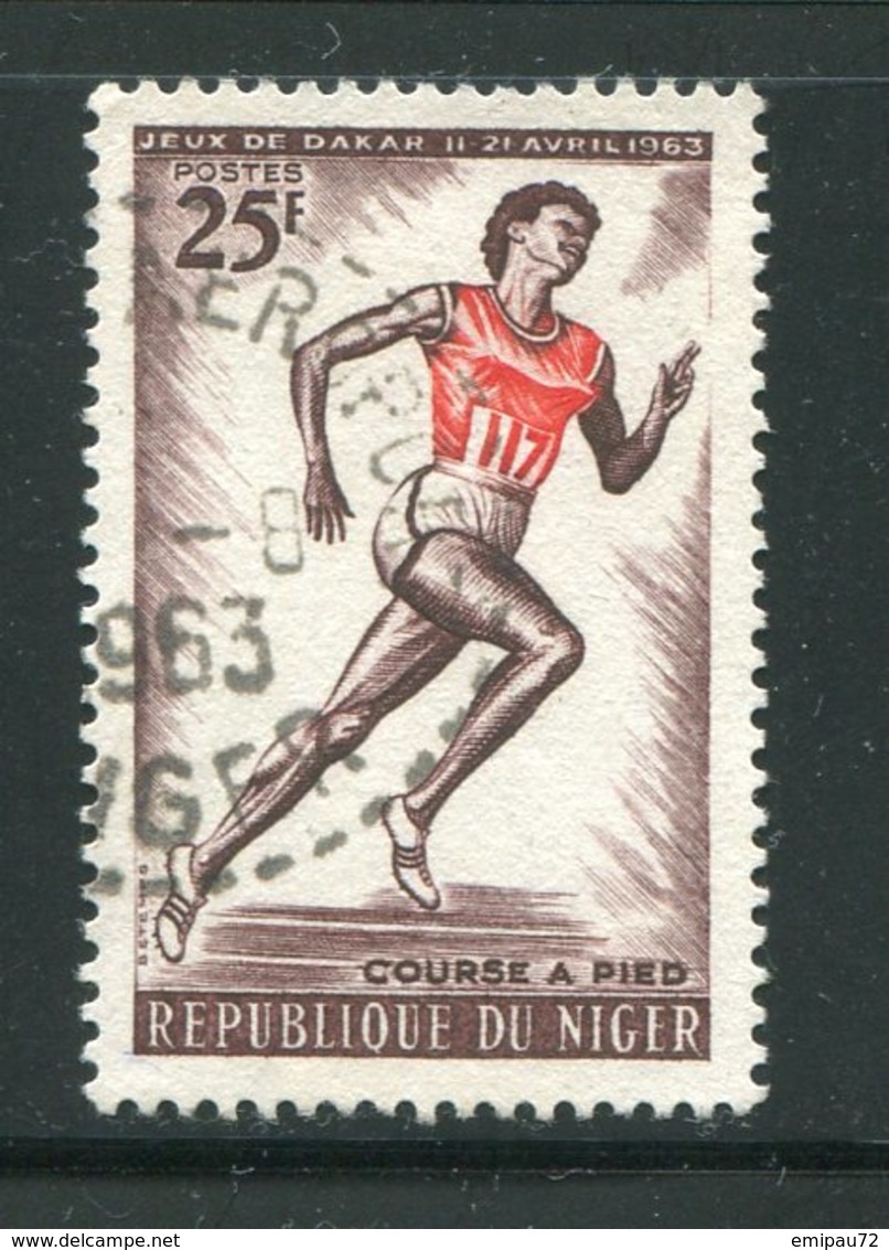 NIGER- Y&T N°121- Oblitéré (athlétisme) - Niger (1960-...)