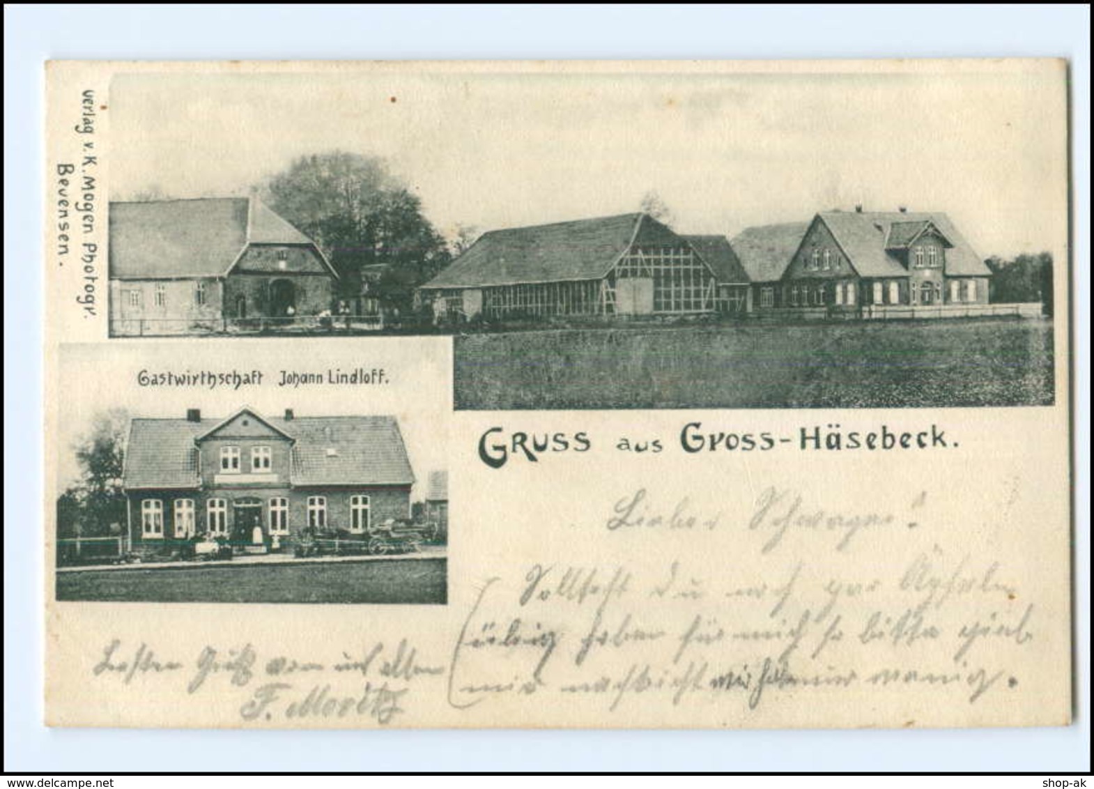 XX00113-3118/ Gruß Aus Groß-Häsebeck  Bad Bevensen AK 1904 - Sonstige & Ohne Zuordnung