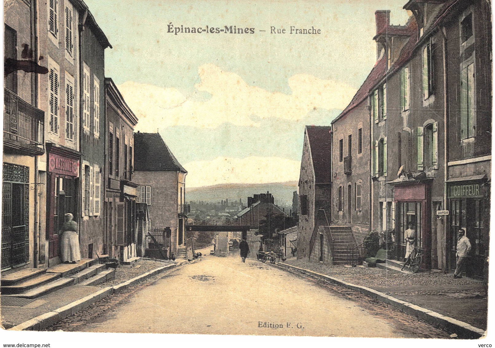 Carte Postale Ancienne De EPINAC Les MINES - Altri & Non Classificati