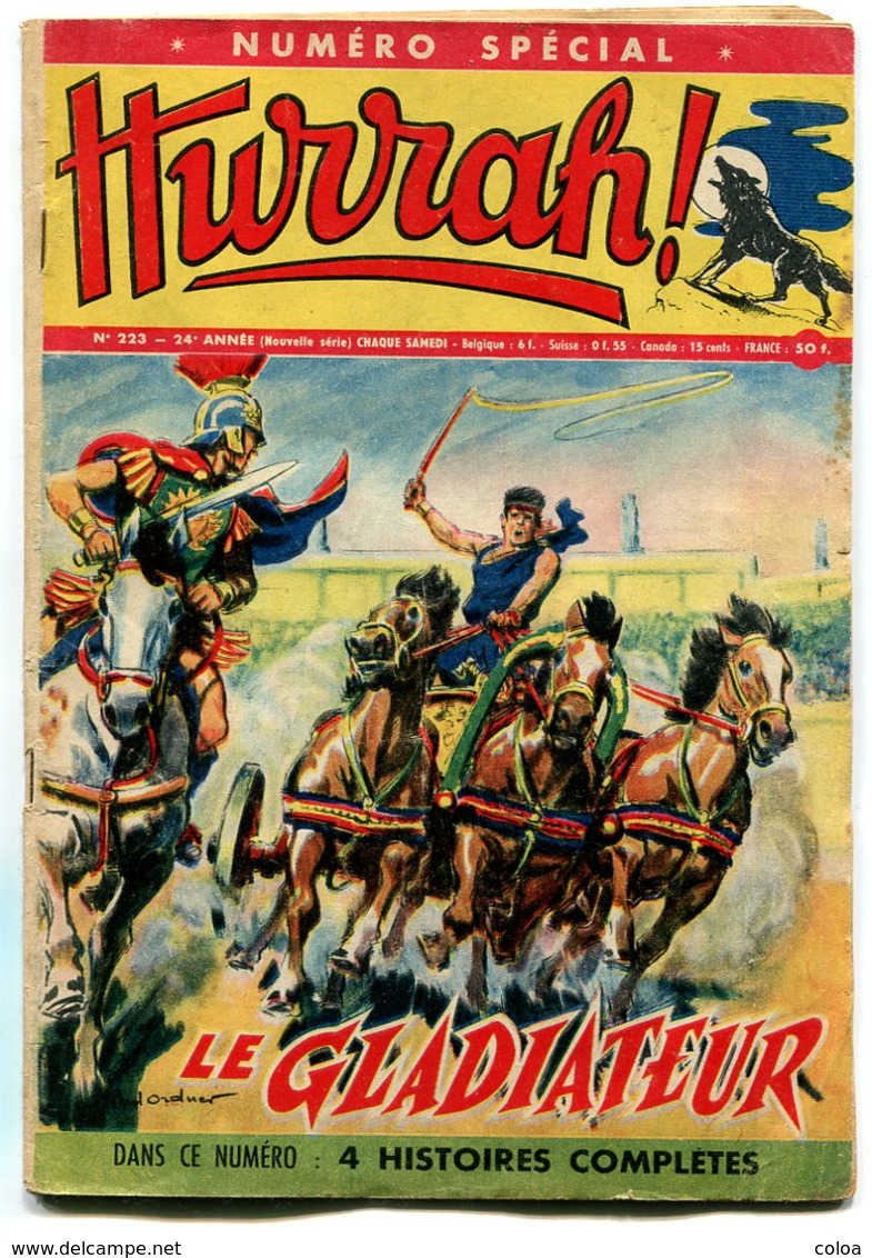 HURRAH N°733 Numéro Spécial Le Gladiateur 1958 - Hurrah