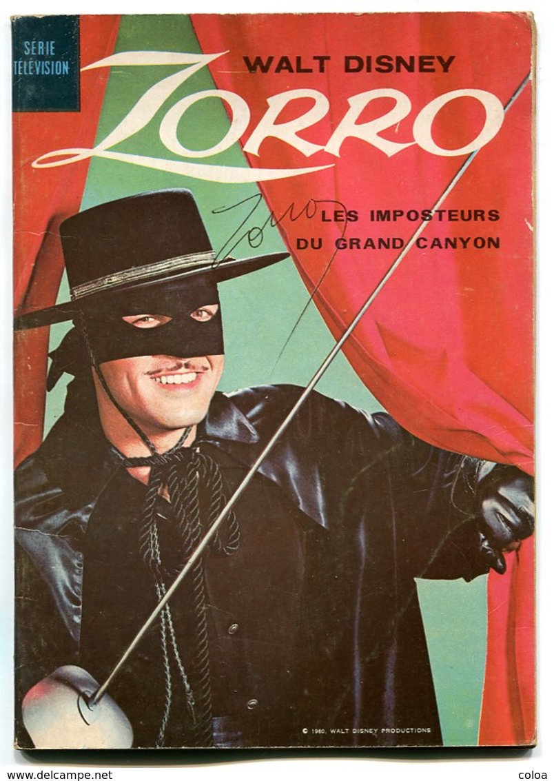 Walt DISNEY Zorro Les Imposteurs Du Grand Canyon 1965 - Cinéma/Télévision