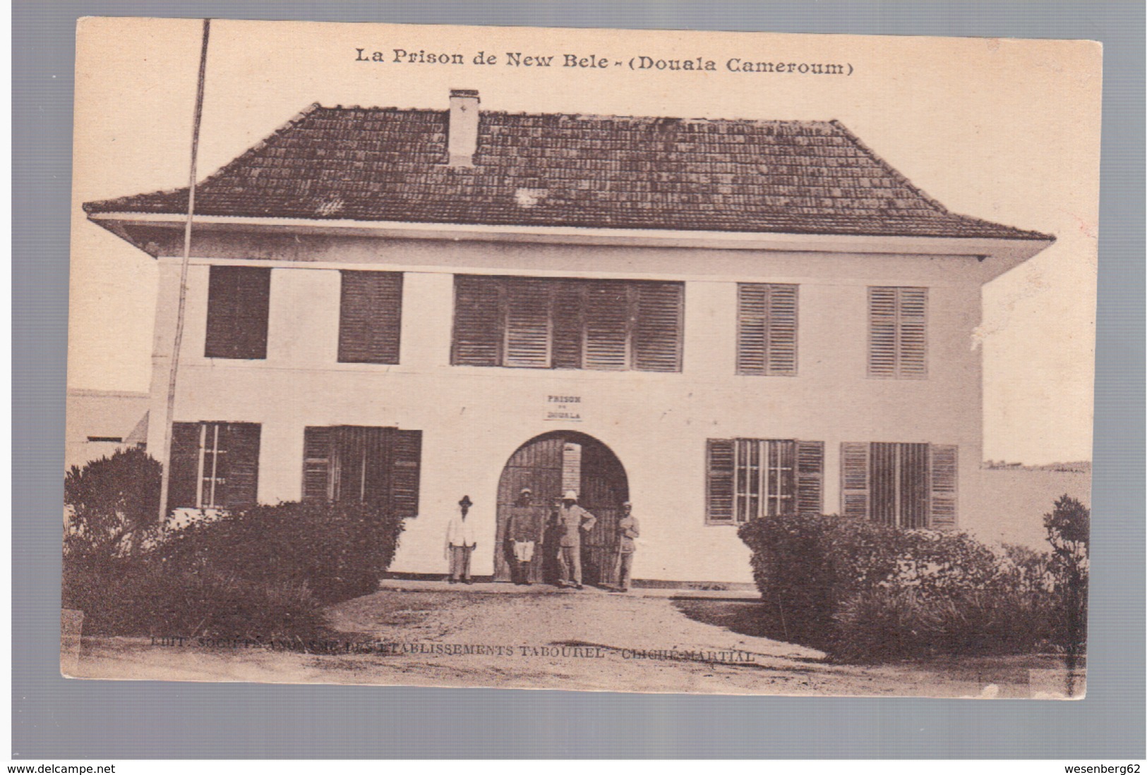 CAMEROUN Kamerun La Prison De New Bele (Douala) Ca 1915 OLD POSTCARD - Cameroun