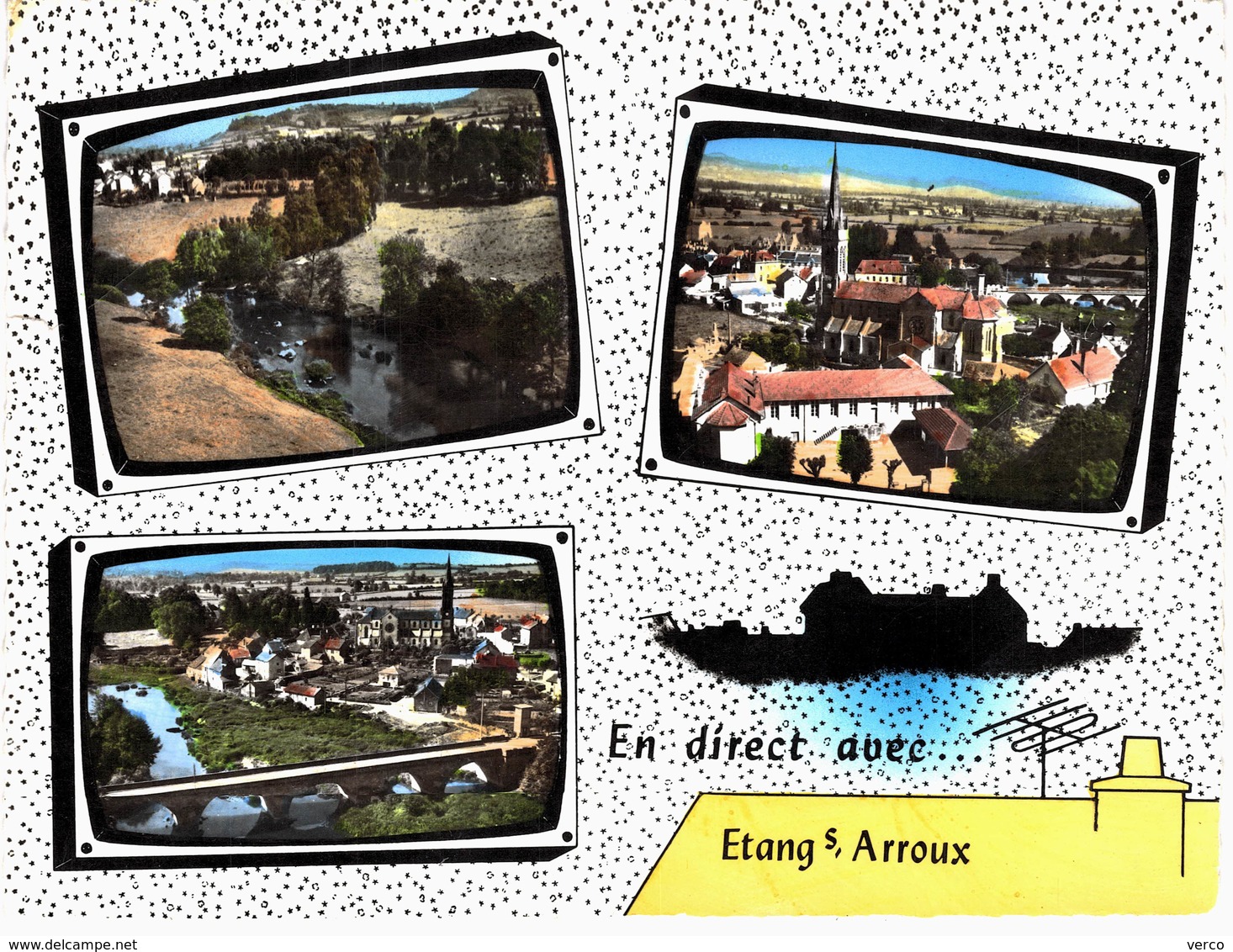 Carte Postale Ancienne De ETANG Sur ARROUX - Other & Unclassified