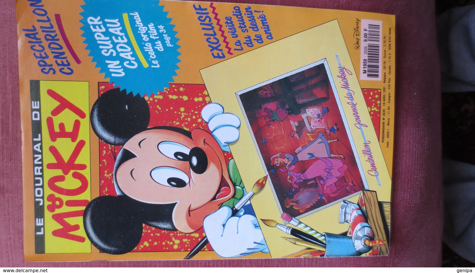 JOURNAL DE MICKEY N° 2026. Année 1991 - Journal De Mickey