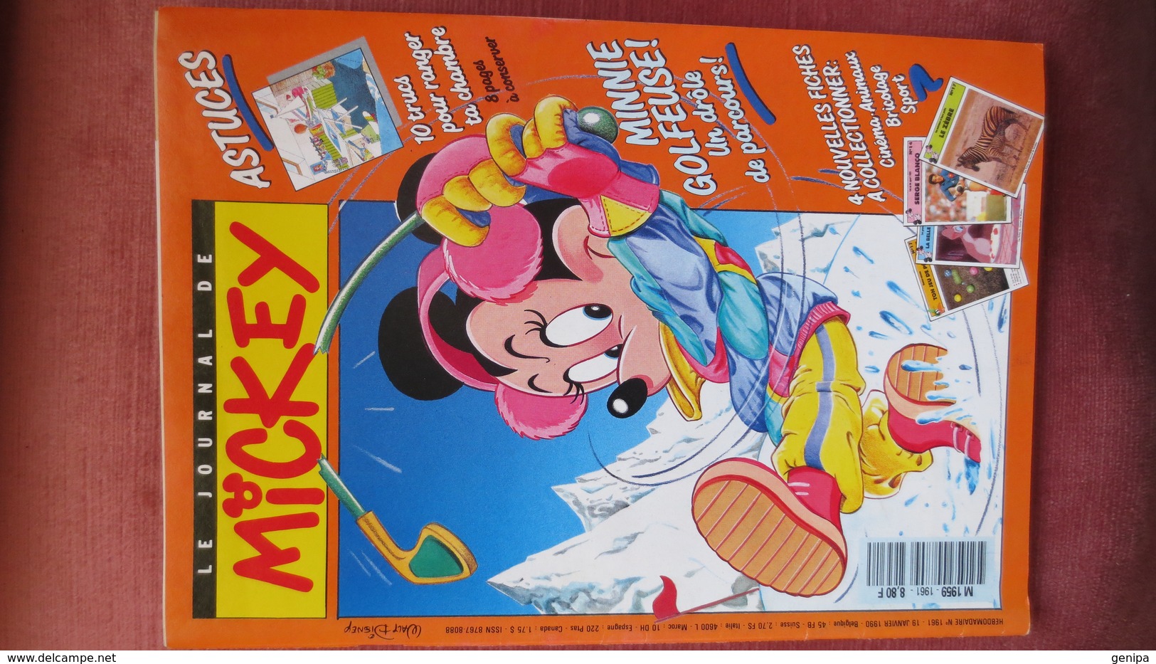 JOURNAL DE MICKEY N° 1961. Année 1990 - Journal De Mickey