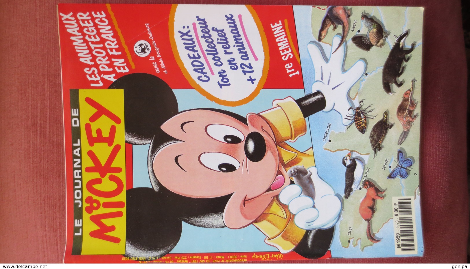 JOURNAL DE MICKEY N° 2028. Année 1991 (avec Collecteur Neuf ) - Journal De Mickey