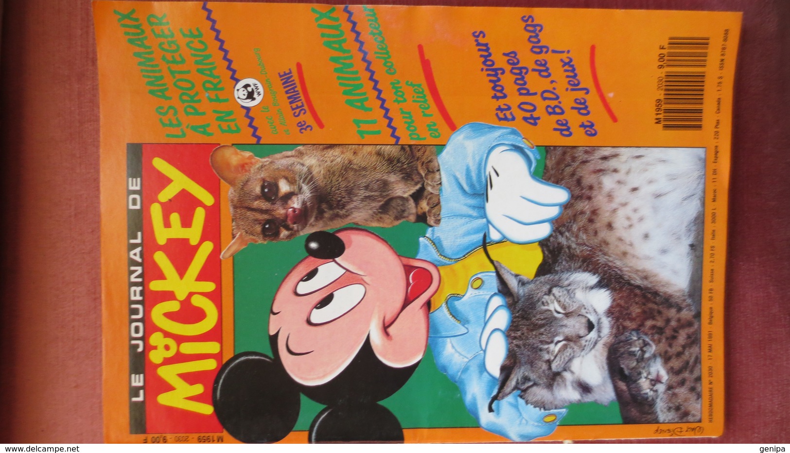 JOURNAL DE MICKEY N° 2030. Année 1991 - Journal De Mickey