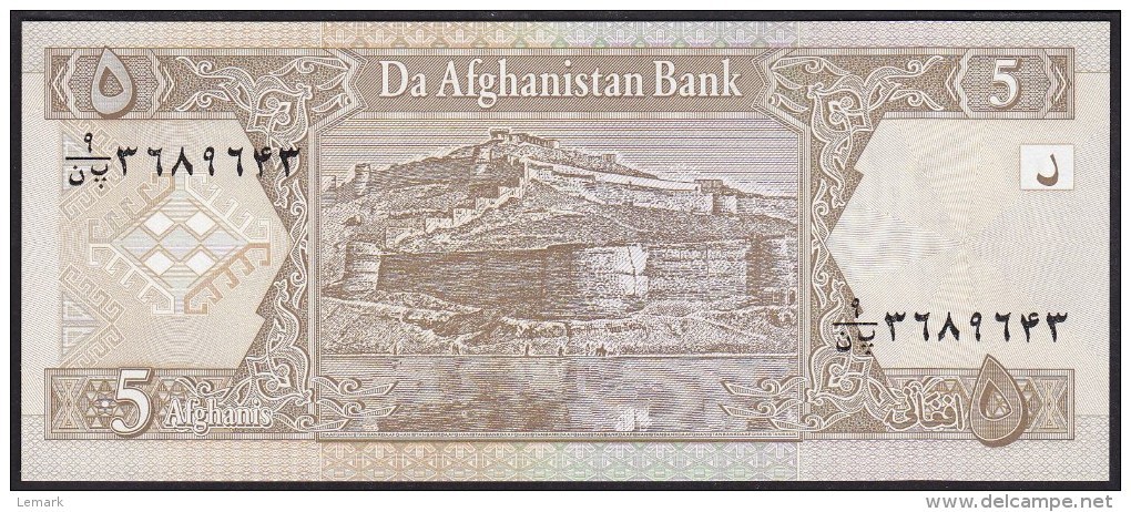 Afganistani 5 Afgani 2002 P66 UNC - Afghanistan