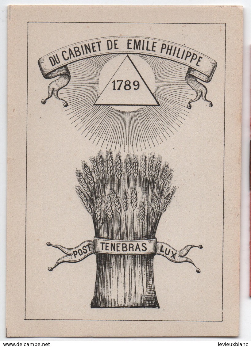 Du Cabinet De Emile PHILIPPE/ Post Tenebras Lux /Date à Déterminer     VPN145bis - Exlibris