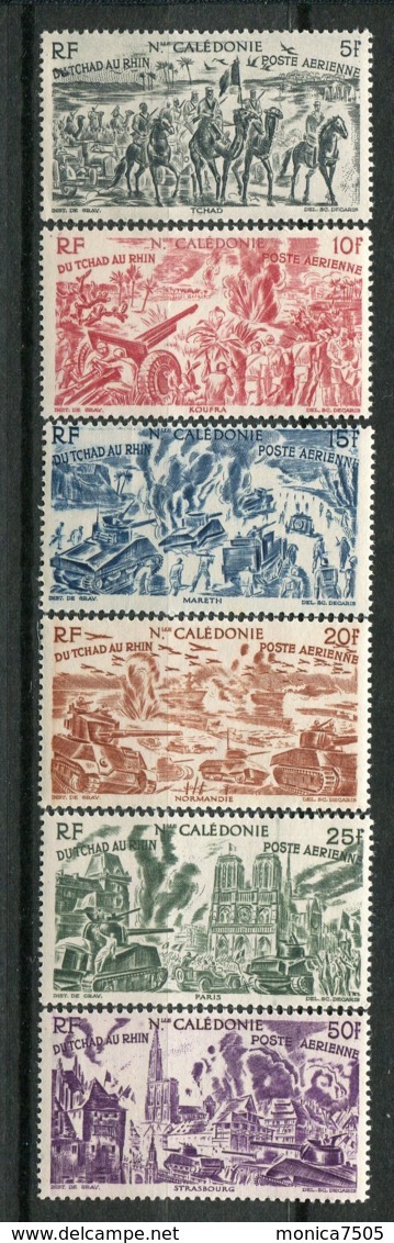 NOUVELLE  CALEDONIE ( AERIEN ) Y&T N°  55/60  TIMBRES  NEUFS  SANS  TRACE  DE  CHARNIERE . - Neufs