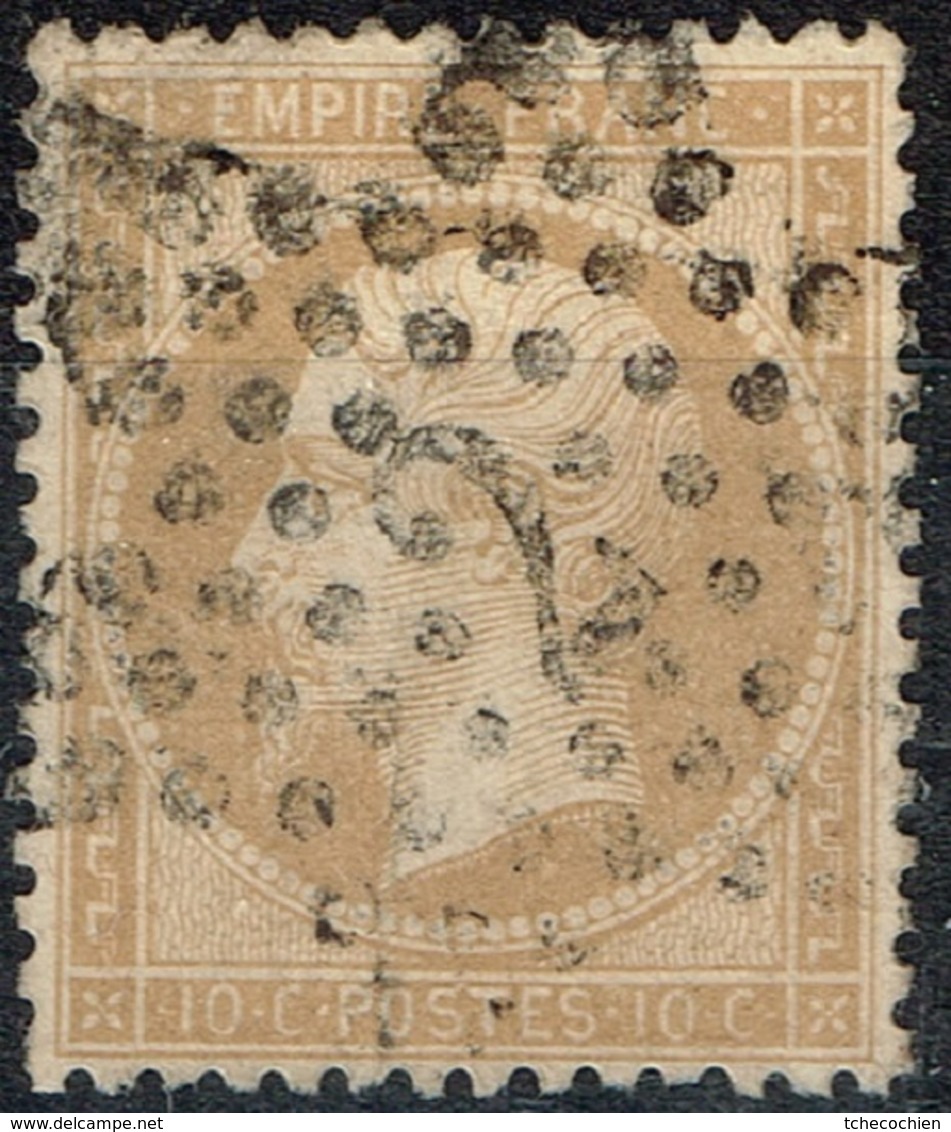 France - 1862 - Y&T N° 21 - Etoile De Paris 2 - 1862 Napoleon III