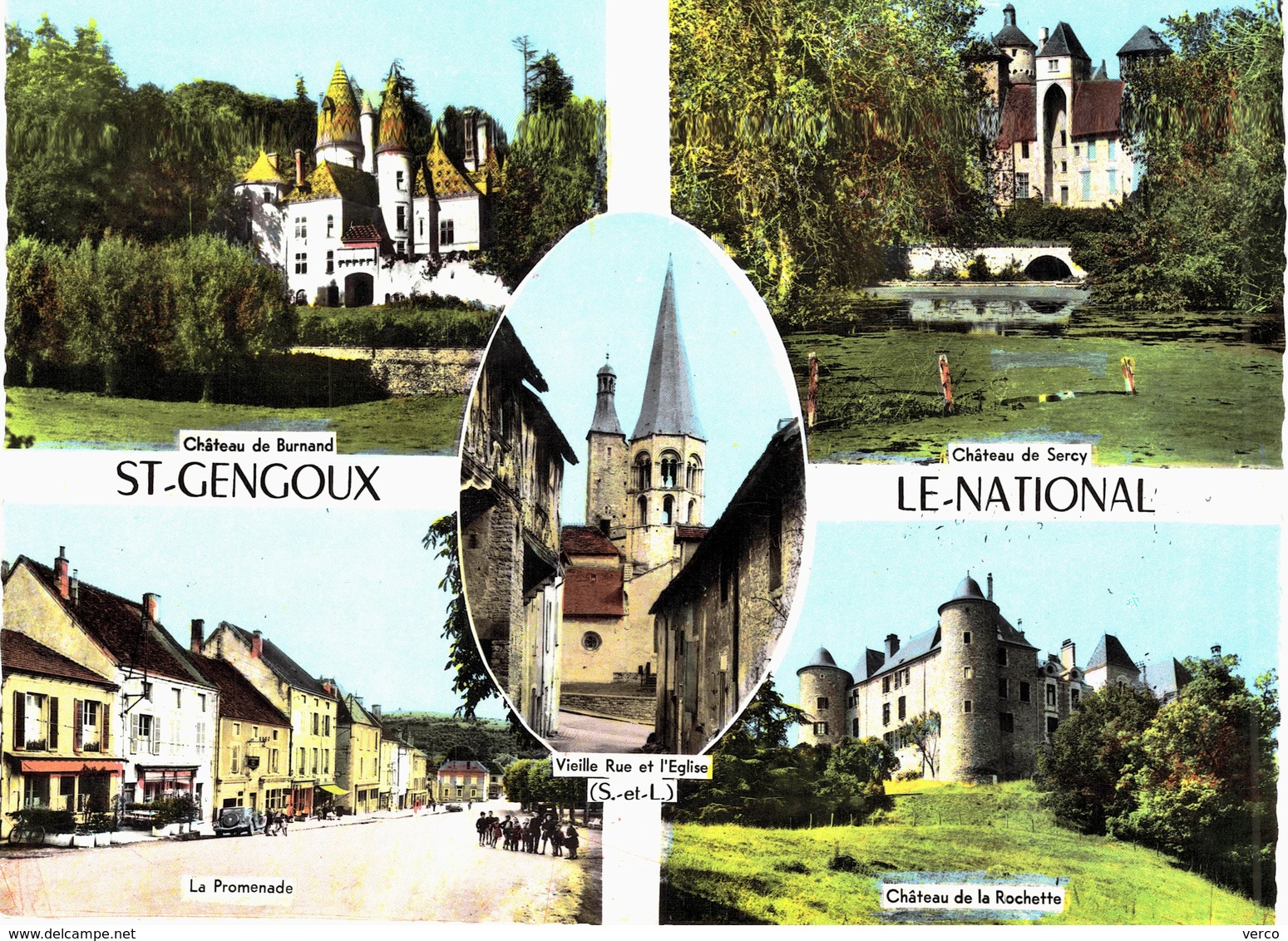 Carte Postale Ancienne De SAINT  GENGOUX Le NATIONAL - Other & Unclassified