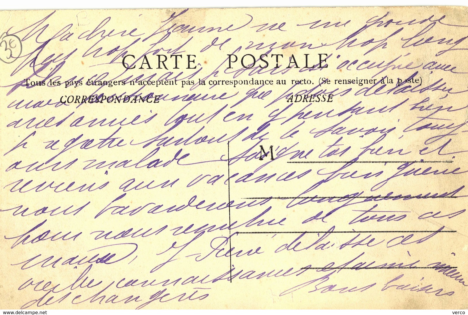 Carte Postale Ancienne De SAVIANGES - Other & Unclassified