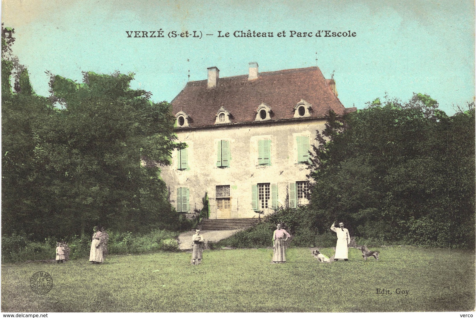 Carte Postale Ancienne De VERZE - Other & Unclassified