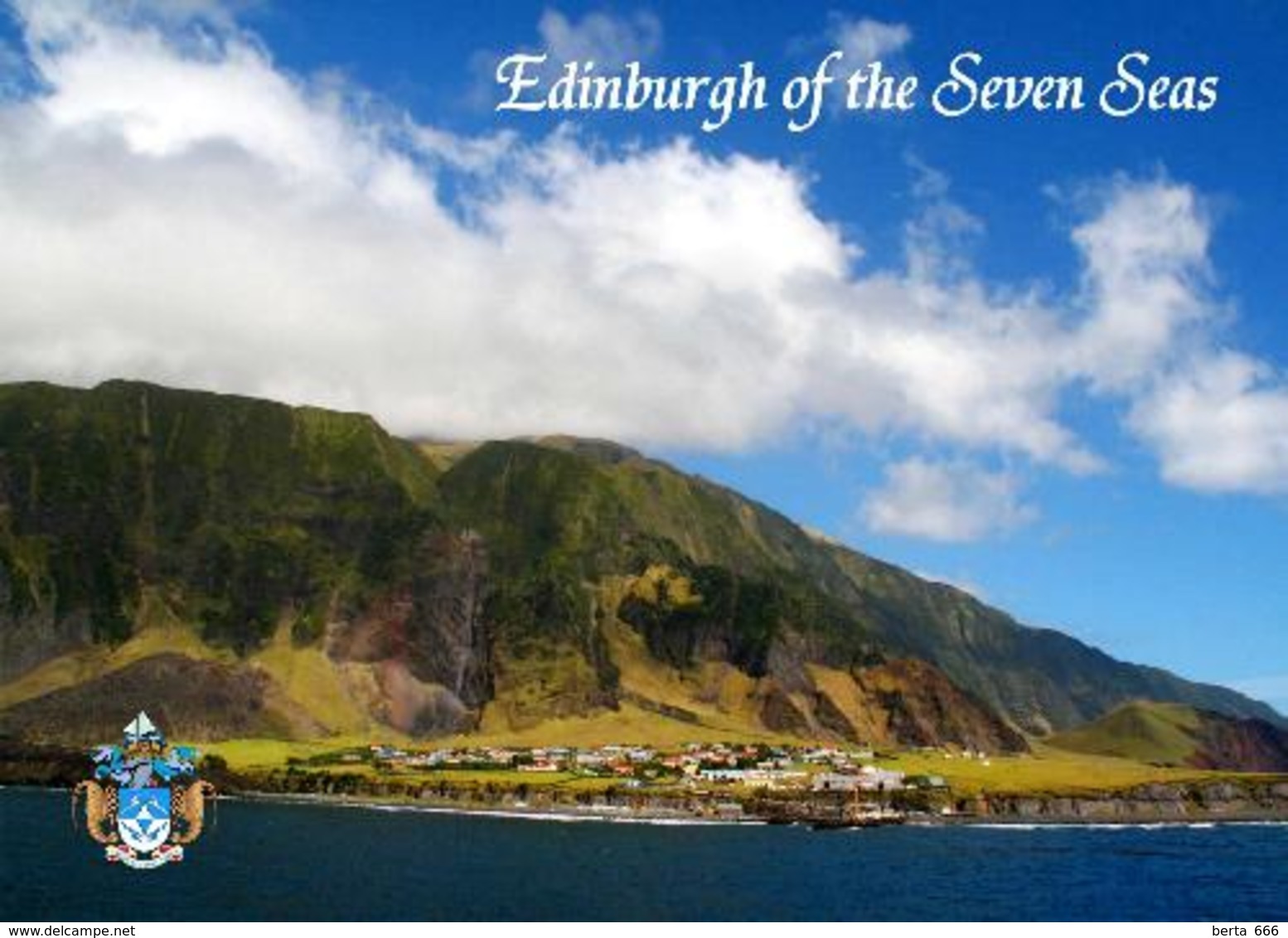 Tristan Da Cunha Island Edinburgh Of The Seven Seas New Postcard - Wereld