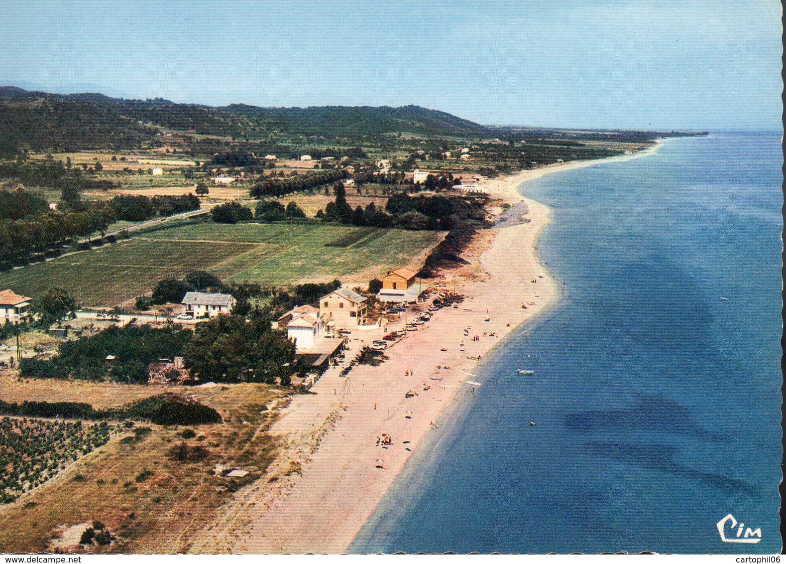 - CPSM MORIANI-PLAGE (20) - Vue Générale Aérienne - Editions CIM 61-51 - - Other & Unclassified