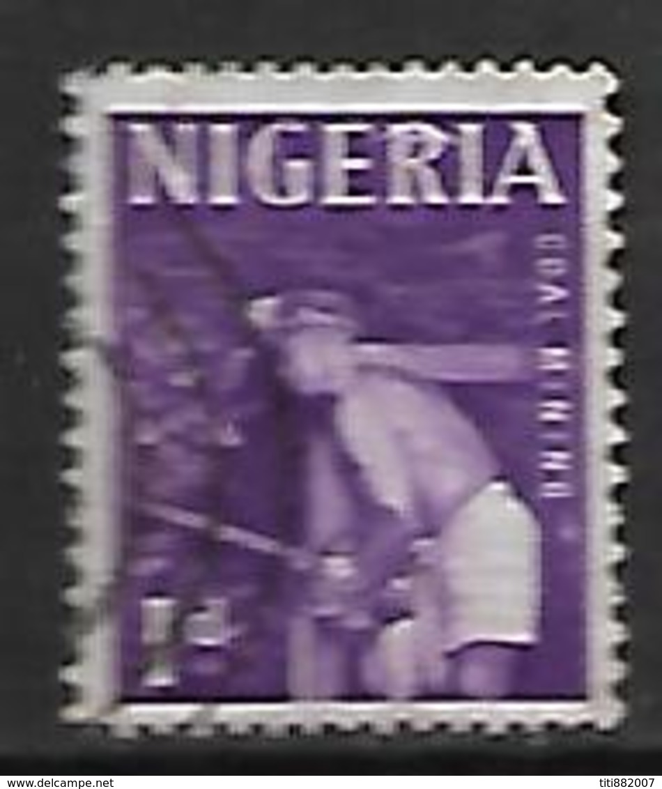 NIGERIA   -  Série Courante.  Mineur De Fond ,  Oblitéré. - Nigeria (1961-...)