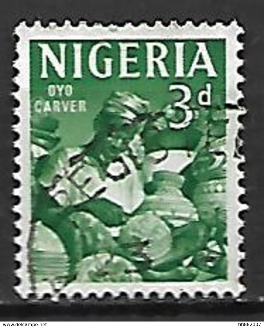NIGERIA   -  Série Courante.  Gravure Sur Poteries Et Calebasses ,  Oblitéré. - Nigeria (1961-...)