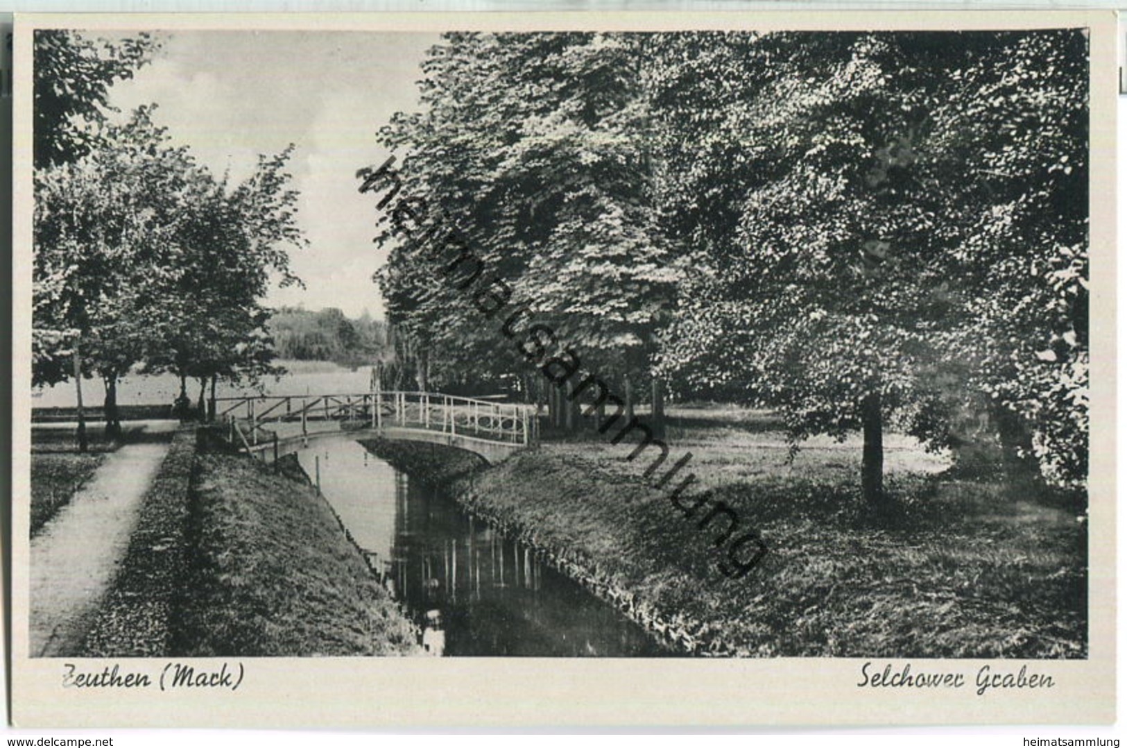 Zeuthen (Mark) - Selchower Graben - Verlag W. Meyerheim Berlin - Zeuthen