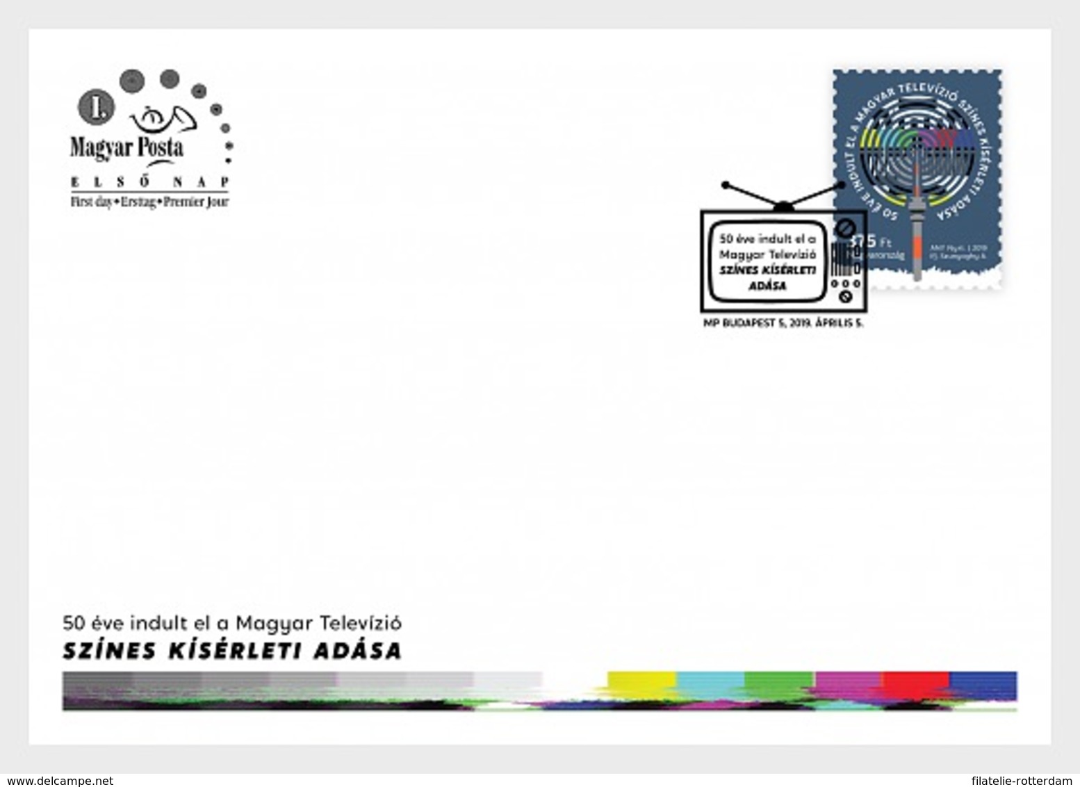 Hongarije / Hungary - Postfris / MNH - FDC 50 Jaar Kleurentelevisie 2019 - Ongebruikt