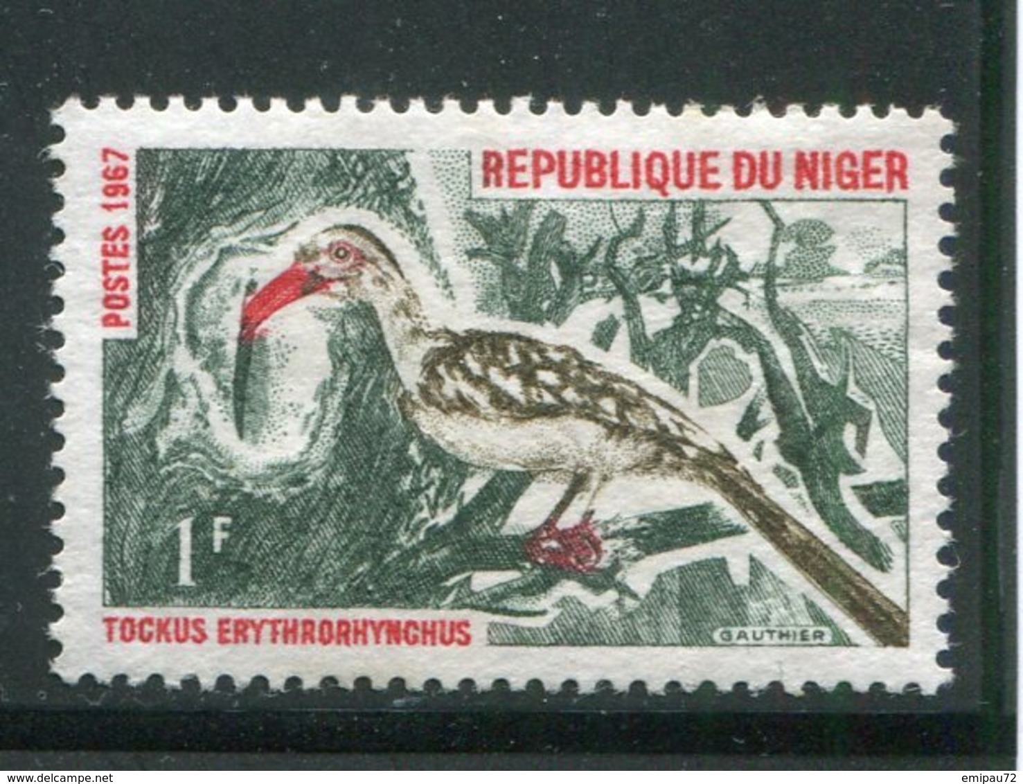 NIGER- Y&T N°190- Neuf Avec Charnière * (oiseaux) - Niger (1960-...)