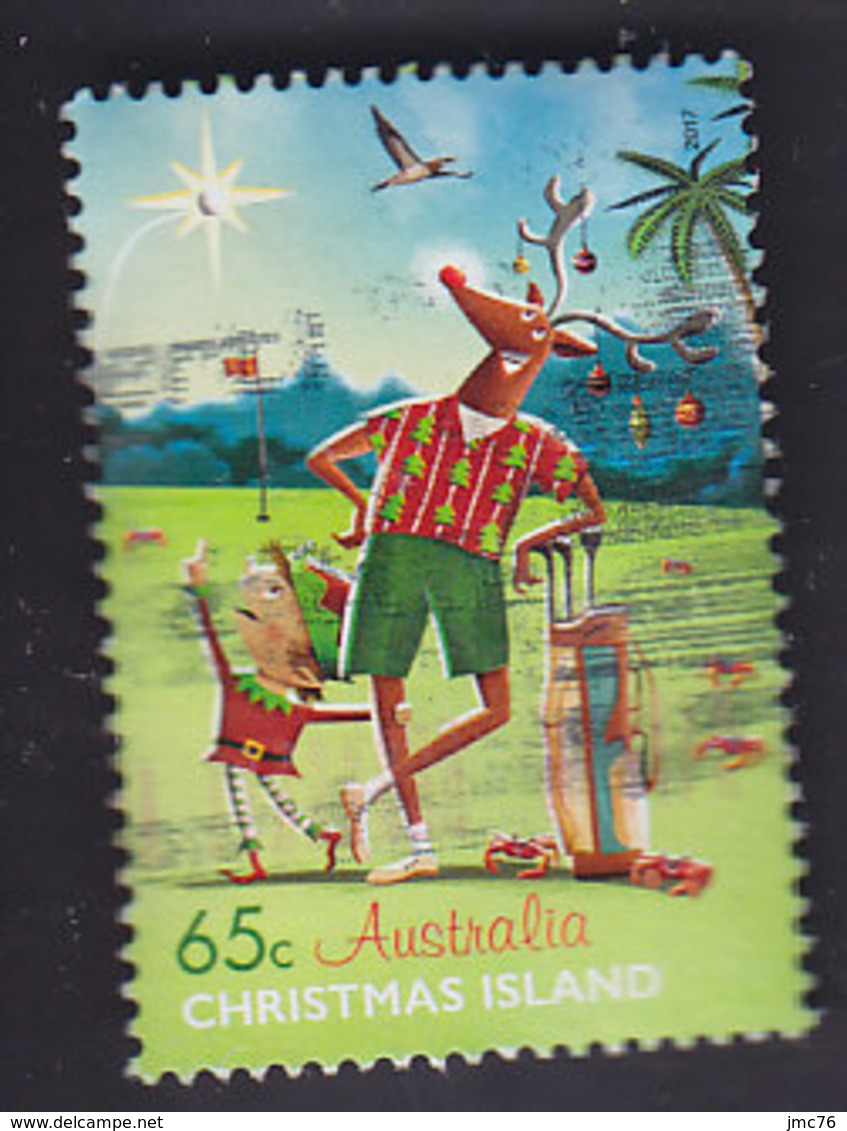 Ile Christmas: Renne Et Elfe Sur Un Parcourt De Golf YT 867 - Christmas Island