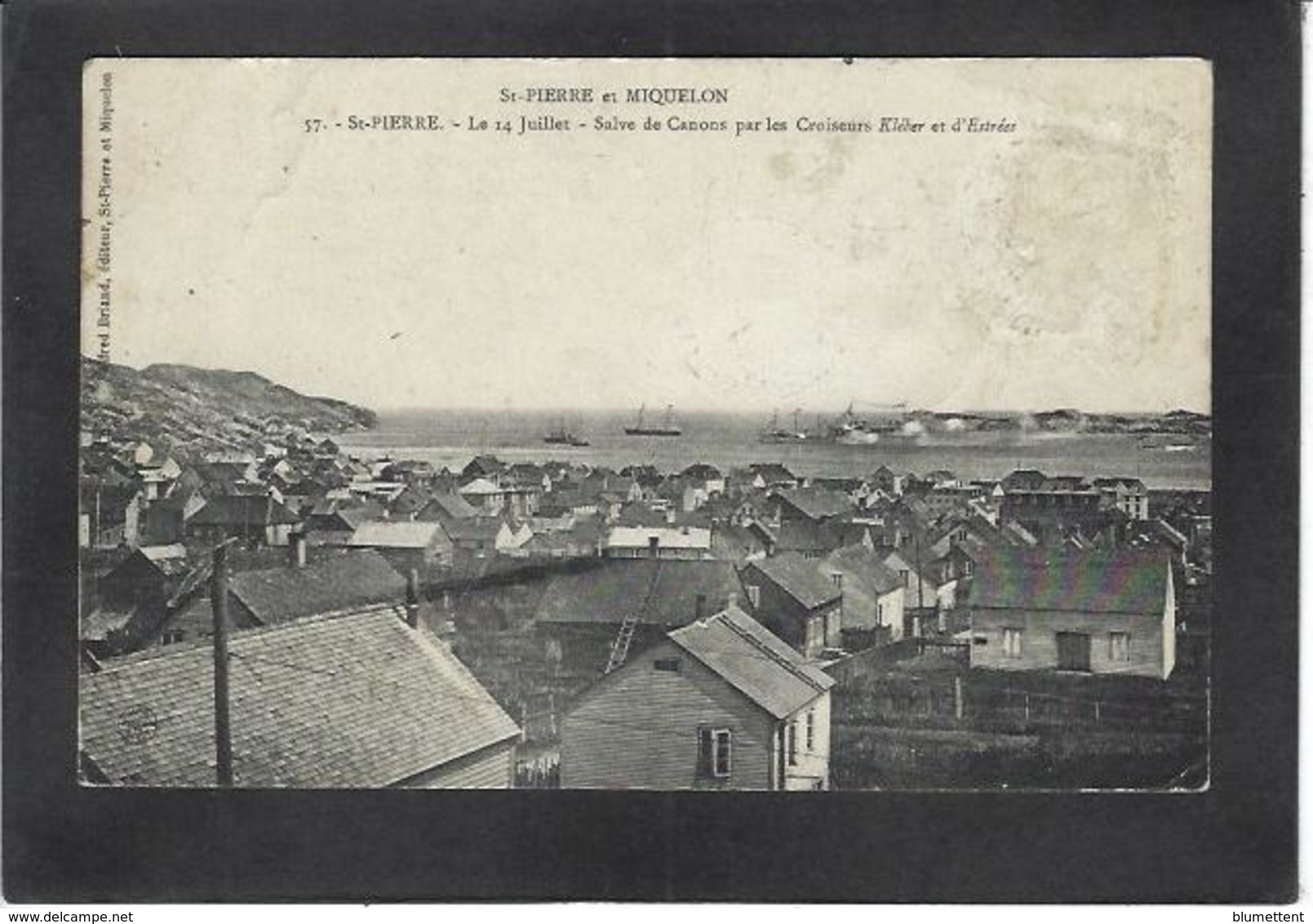 CPA Saint Pierre Et Miquelon  Circulé - Saint-Pierre En Miquelon