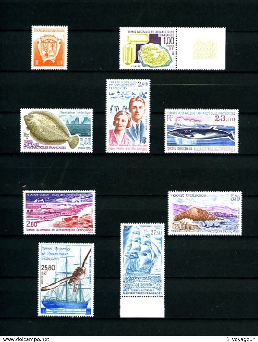 TAAF - 1995 - Année Complète Poste - 9 Timbres - Neufs N** - Très Beaux - Vendu Sous Faciale - Full Years