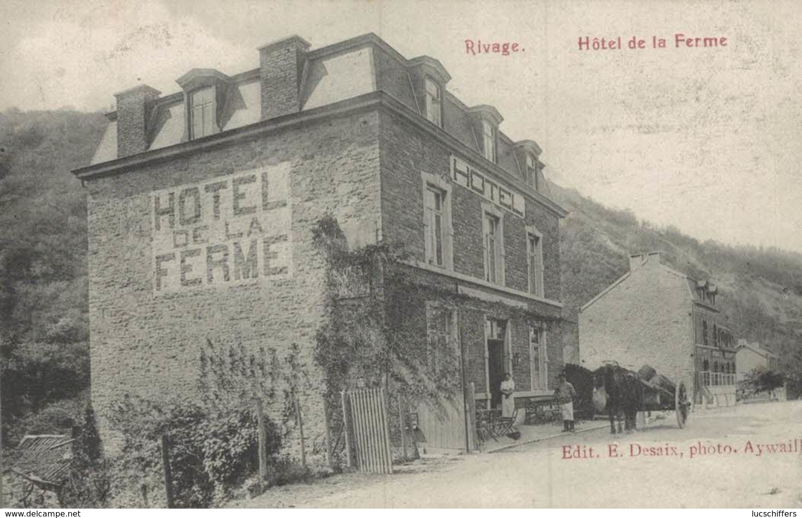 Rivage - Hôtel De La Ferme - Attelage - 2 Scans - Stavelot