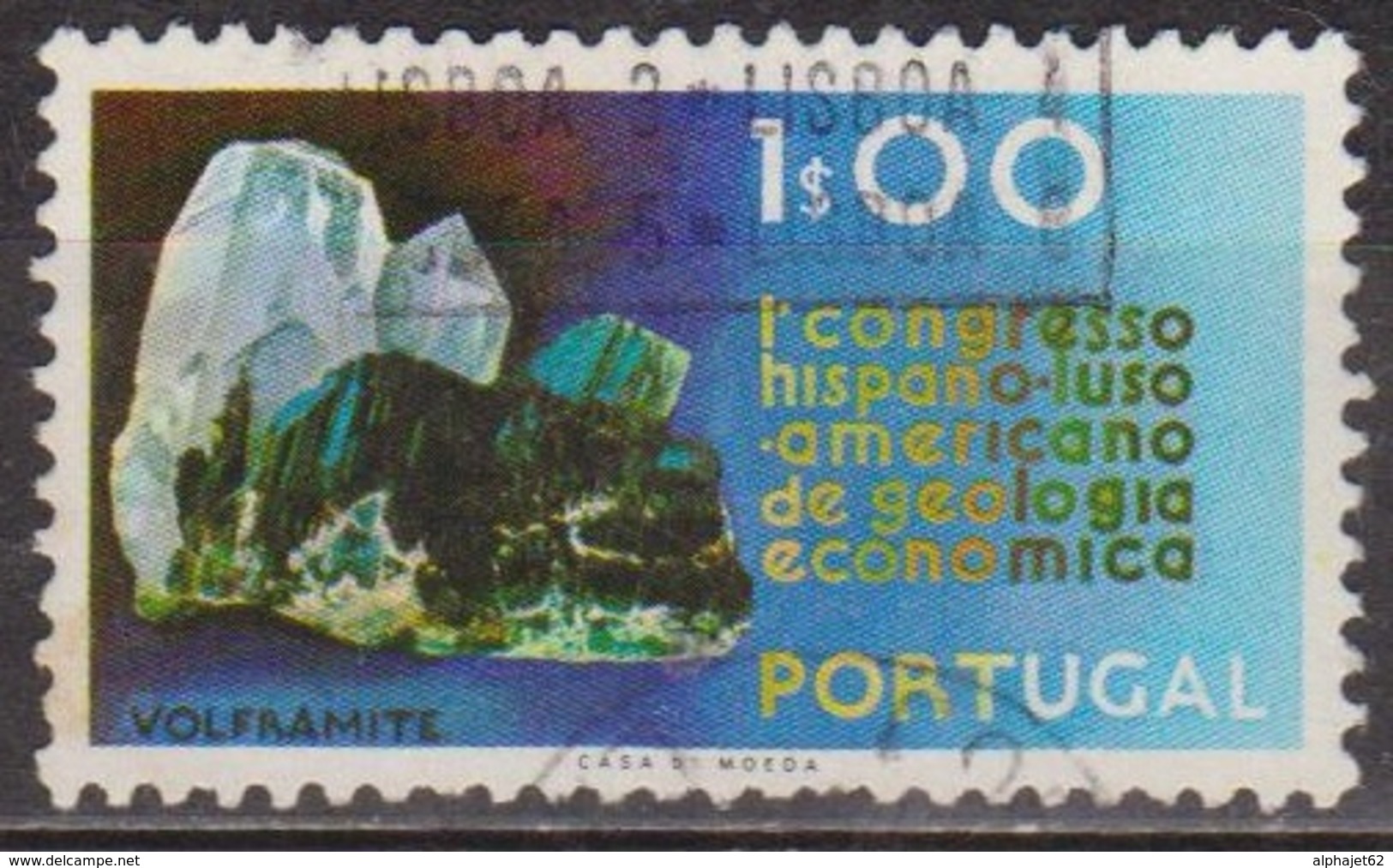 Congrès De Géologie - PORTUGAL - Minéraux - Wolframite - N° 1119 - 1971 - Used Stamps