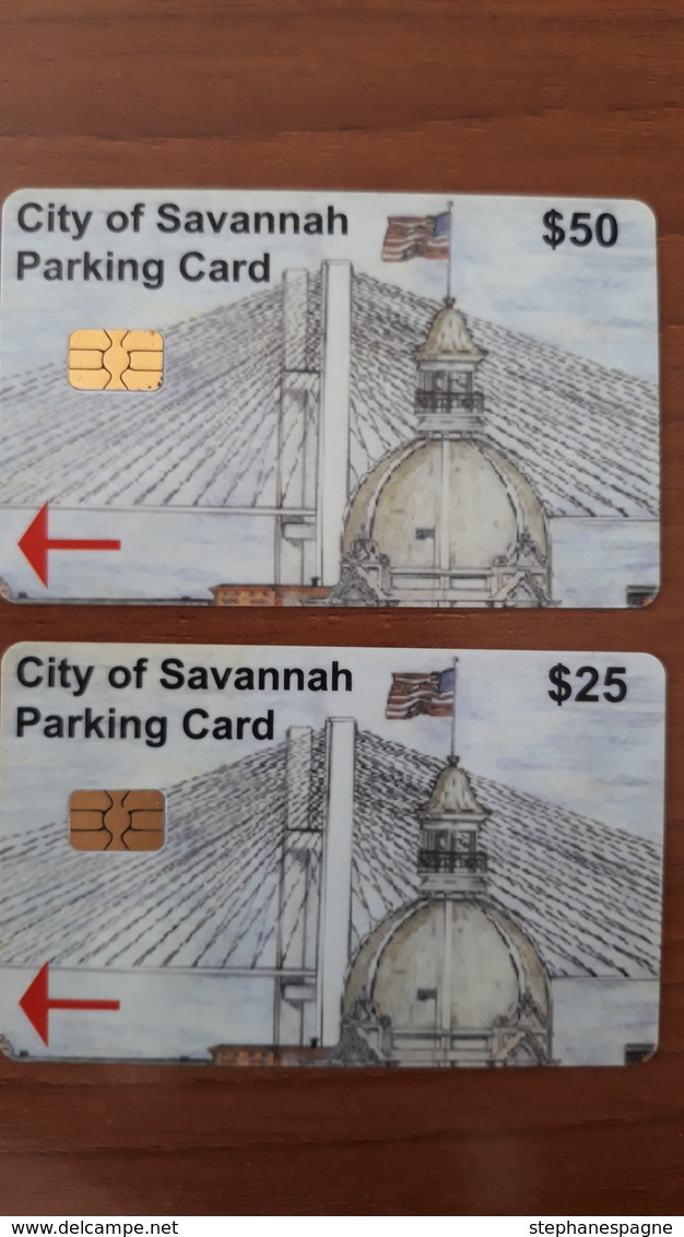 CITY Of Savannah Parking Card USA - Cartes à Puce