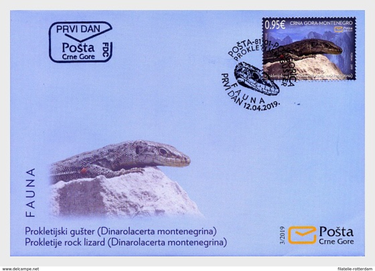 Montenegro - Postfris / MNH - FDC Fauna 2019 - Montenegro