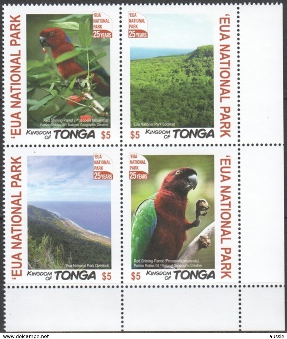 Tonga  2017 Micheln° 2146-2149 *** MNH  Faune Oiseaux Vogels Birds - Tonga (1970-...)