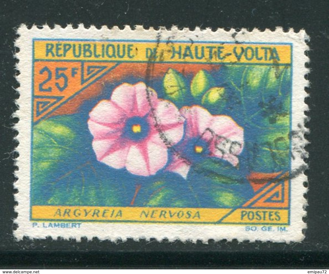 HAUTE VOLTA- Y&T N°123- Oblitéré (fleurs) - Haute-Volta (1958-1984)