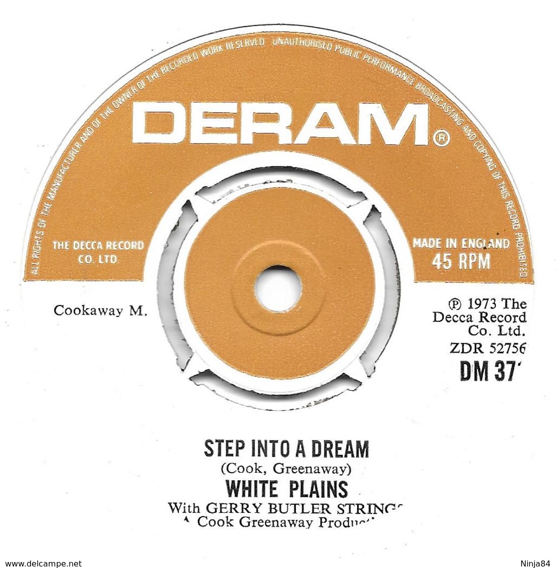 SP 45 RPM (7")   White Plains  " Step Into A Dream "  Angleterre - Autres - Musique Anglaise