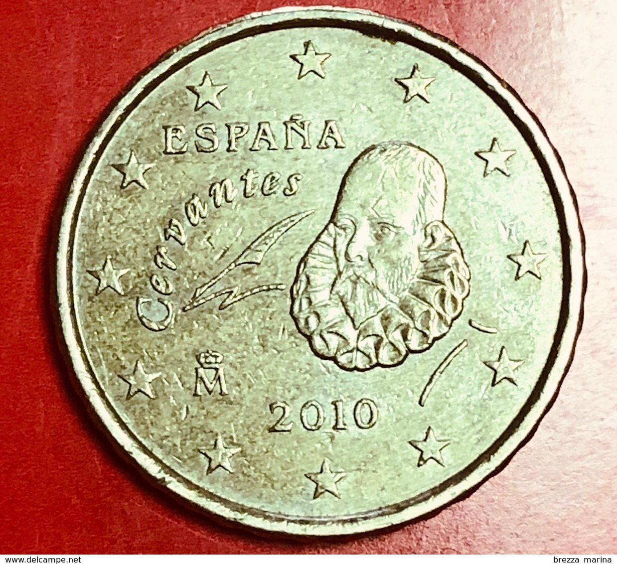 SPAGNA - 2010 - Moneta - Ritratto Di Miguel De Cervantes - Euro - 0.10 - Malta