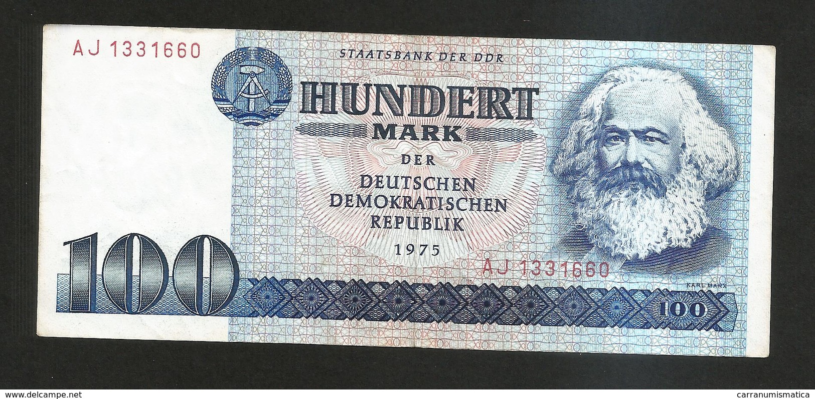 DEUTSCHLAND - Staatsbank Der DDR - 100 MARK (1975) K. MARX - 100 Mark