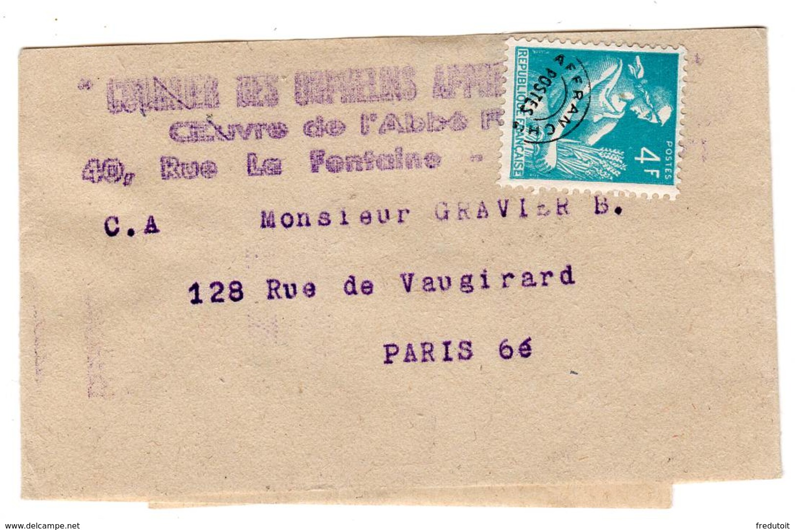 BANDE JOURNAUX ( Courrier Des Orphelins Apprentis D'Auteuil) - PREO N°106 - Moissonneuse - 1953-1960