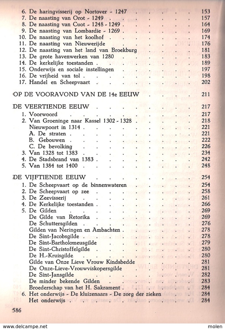 DE GESCHIEDENIS VAN NIEUWPOORT / René Dumon ©1989 585blz 1,2kg Leesplezier BOEK Heemkunde Histoire Erfgoed Z794 - Nieuwpoort